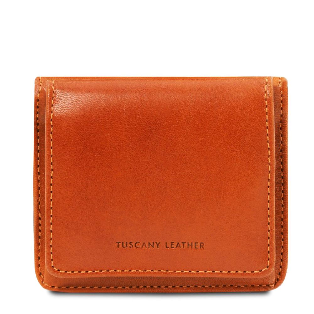 Tuscany Leather Esclusivo Portafogli in Pelle con Portamonete In Linea