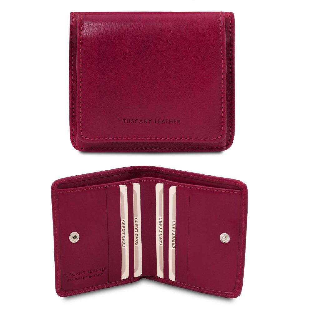 Tuscany Leather Esclusivo Portafogli in Pelle con Portamonete Nuovo
