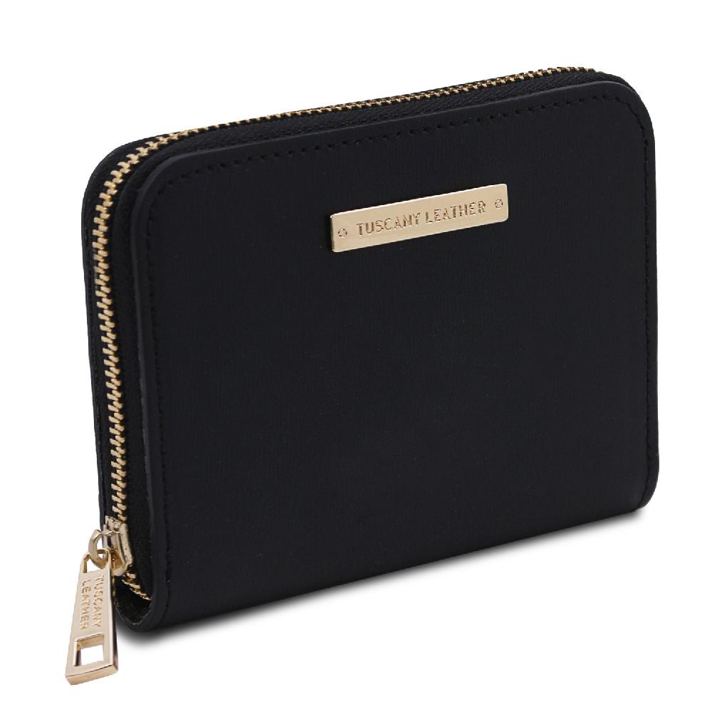 Tuscany Leather Esclusivo Portafogli in Pelle zip Around Vendita