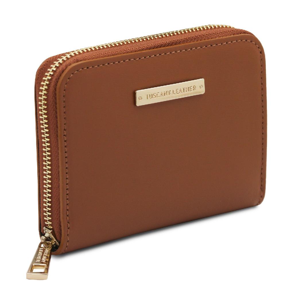 Tuscany Leather Esclusivo Portafogli in Pelle zip Around Promozione