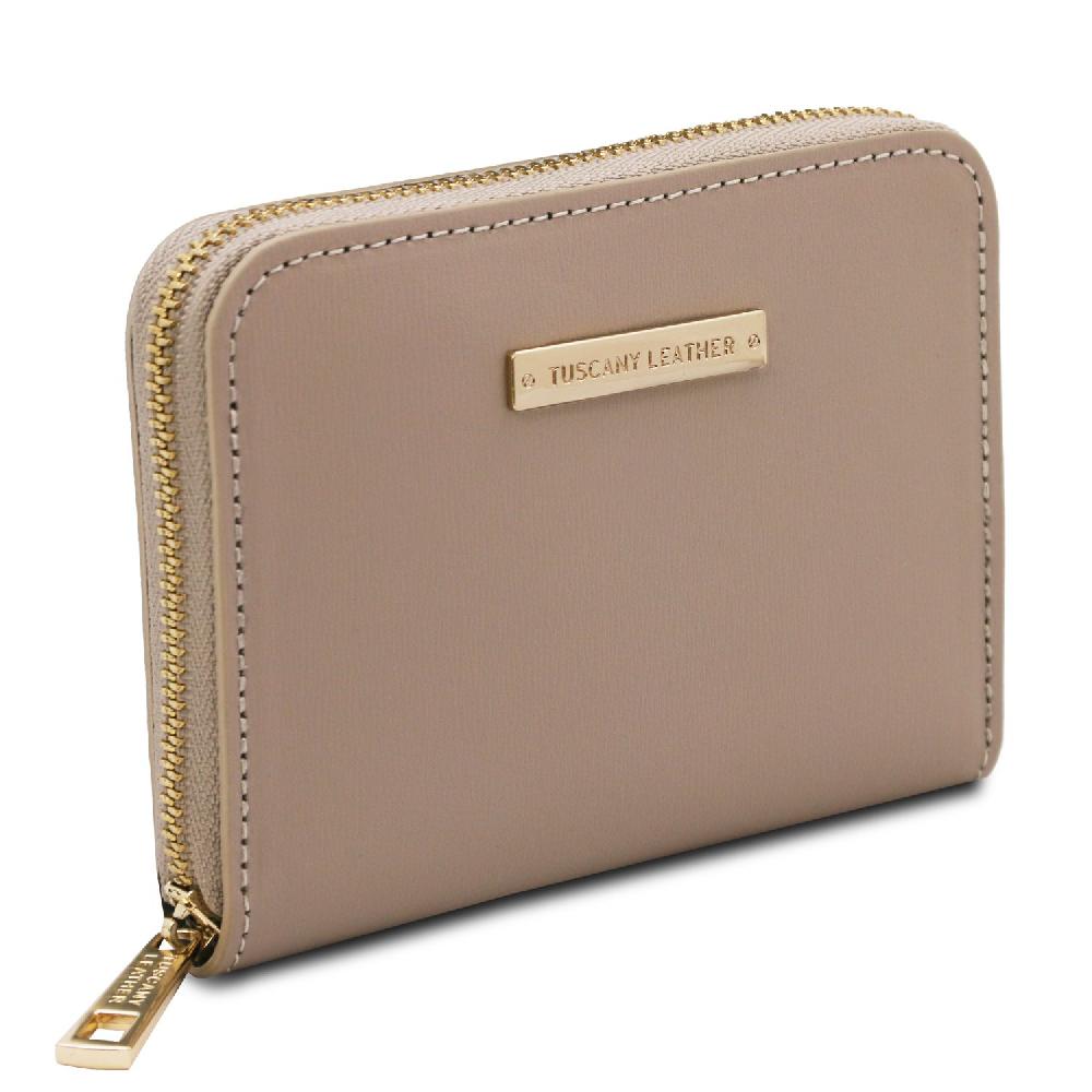 Tuscany Leather Esclusivo Portafogli in Pelle zip Around Pezzi Unici