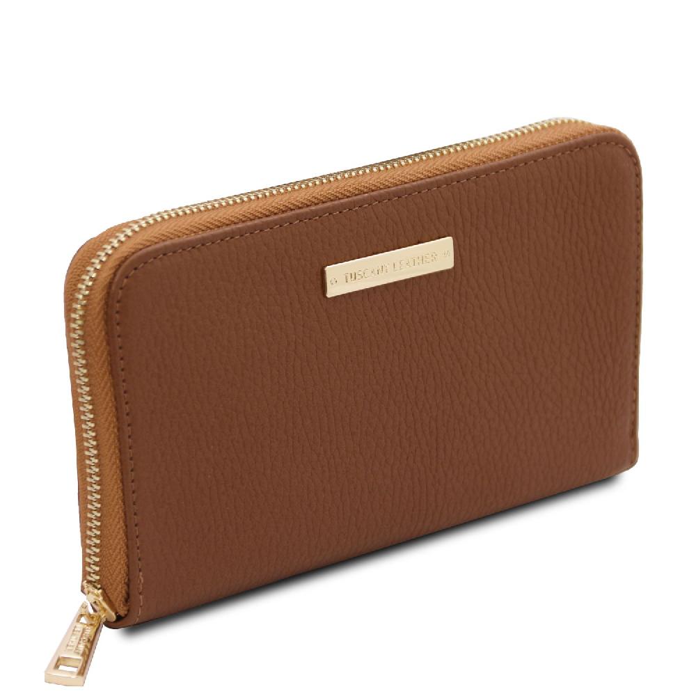 Tuscany Leather Esclusivo Portafogli in Pelle zip Around Negozi Online