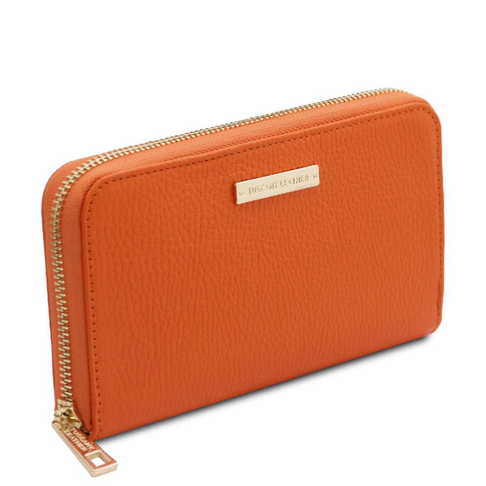 Tuscany Leather Esclusivo Portafogli in Pelle zip Around Fino Al -60%