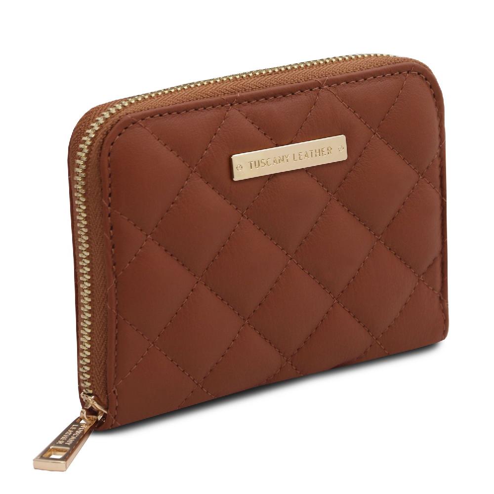 Tuscany Leather Esclusivo Portafogli in Pelle Morbida zip Around Offerta