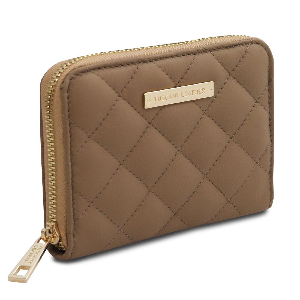 Tuscany Leather Esclusivo Portafogli in Pelle Morbida zip Around Economico