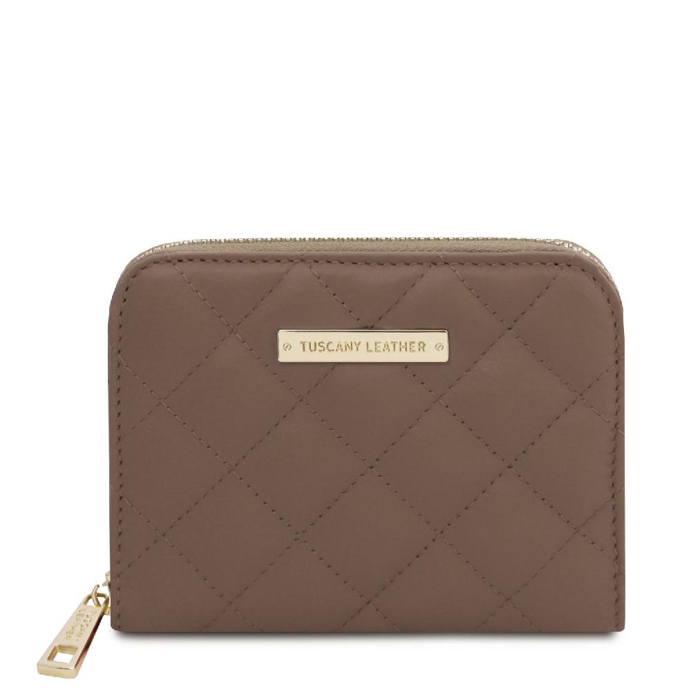 Tuscany Leather Esclusivo Portafogli in Pelle Morbida zip Around Online