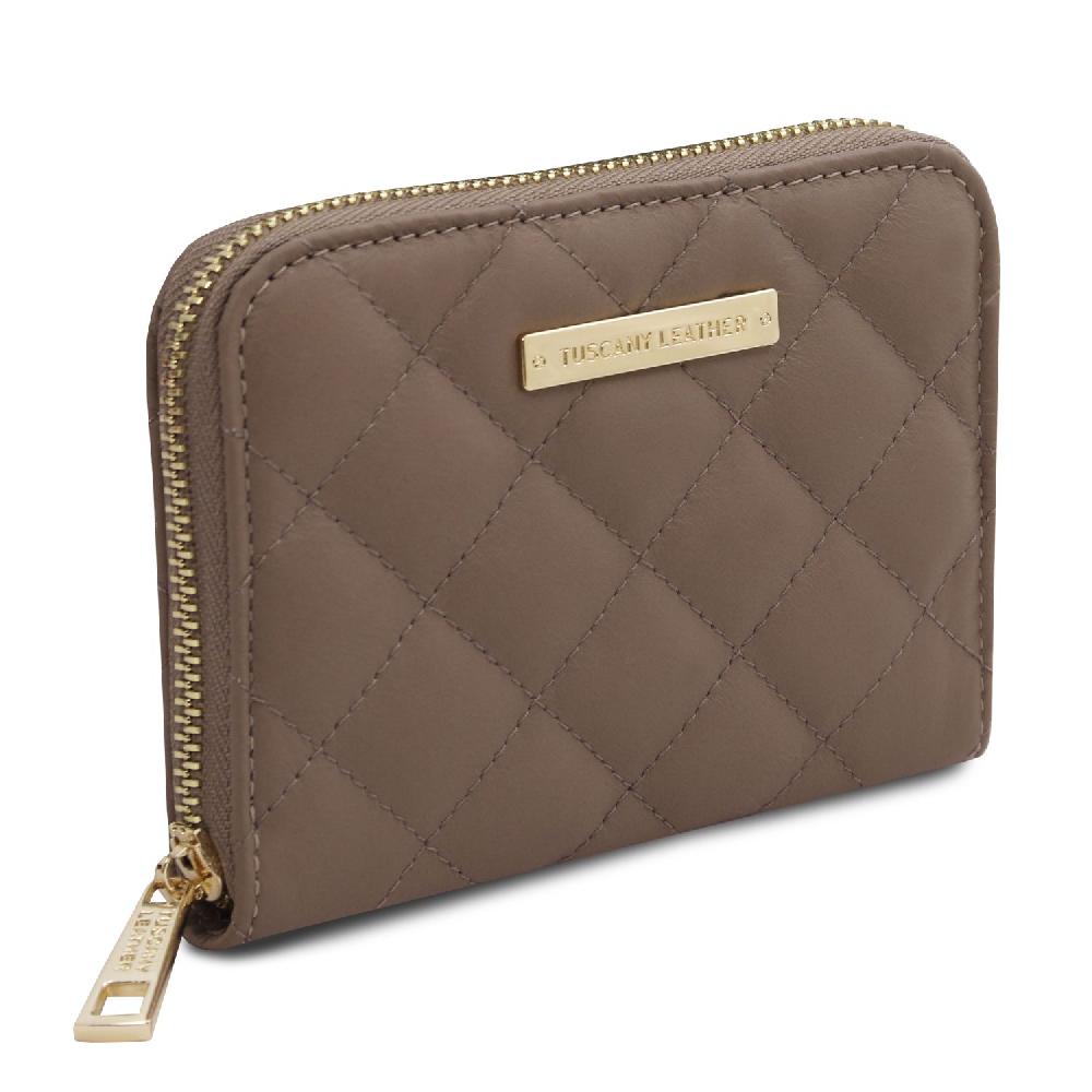 Tuscany Leather Esclusivo Portafogli in Pelle Morbida zip Around Online