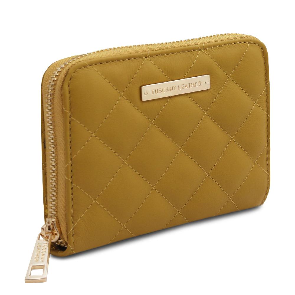 Tuscany Leather Esclusivo Portafogli in Pelle Morbida zip Around Saldi