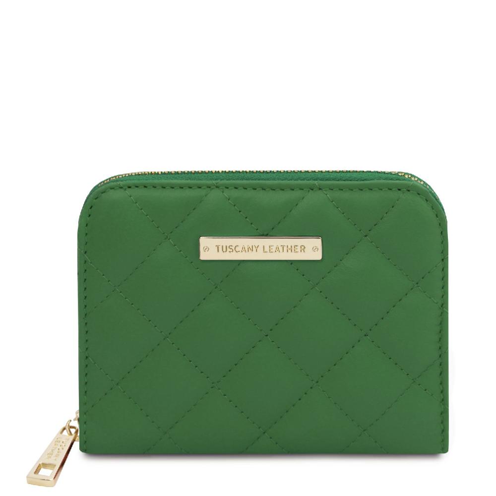 Tuscany Leather Esclusivo Portafogli in Pelle Morbida zip Around Italy