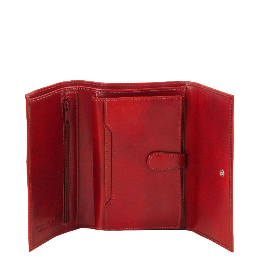 Tuscany Leather Esclusivo Portafogli da Donna in Pelle 4 Ante Vendita