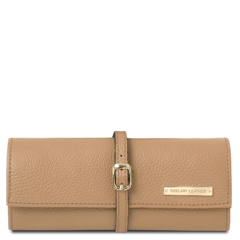 Tuscany Leather Portagioie in Pelle Morbida In Saldo