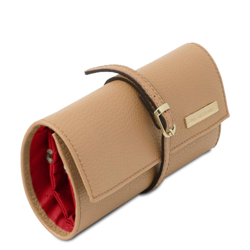 Tuscany Leather Portagioie in Pelle Morbida In Saldo
