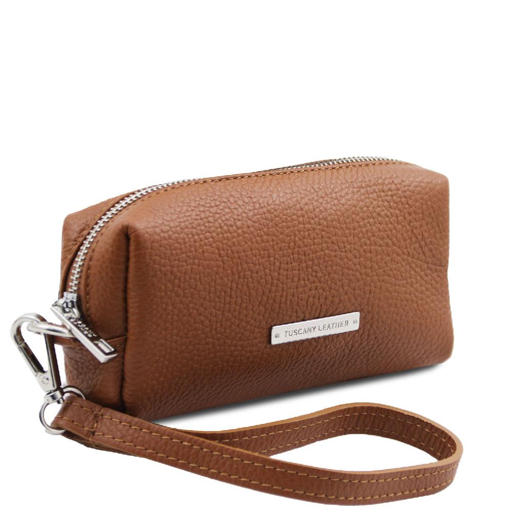 Tuscany Leather Trousse in Pelle Morbida Nuovo
