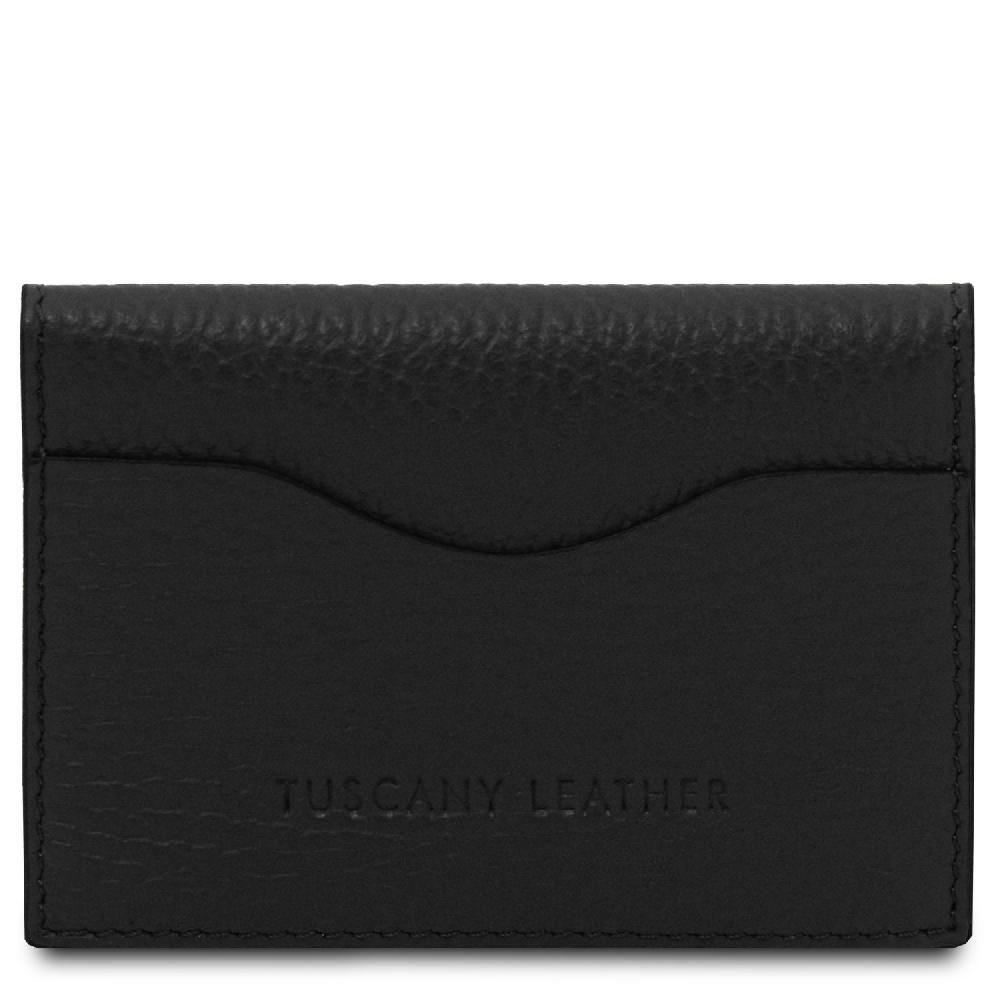 Tuscany Leather Porta Biglietti da Visita / Carte di Credito in Pelle Soddisfazione Garantita