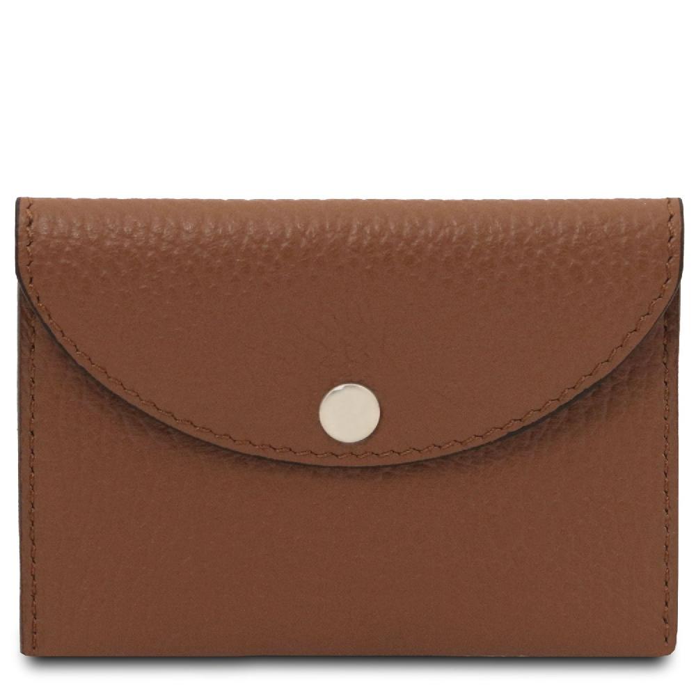 Tuscany Leather Porta Biglietti da Visita / Carte di Credito in Pelle Qualità Garantita
