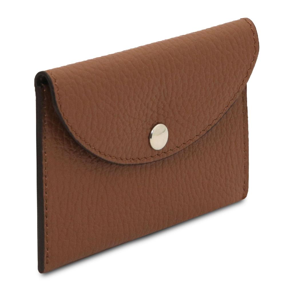 Tuscany Leather Porta Biglietti da Visita / Carte di Credito in Pelle Qualità Garantita