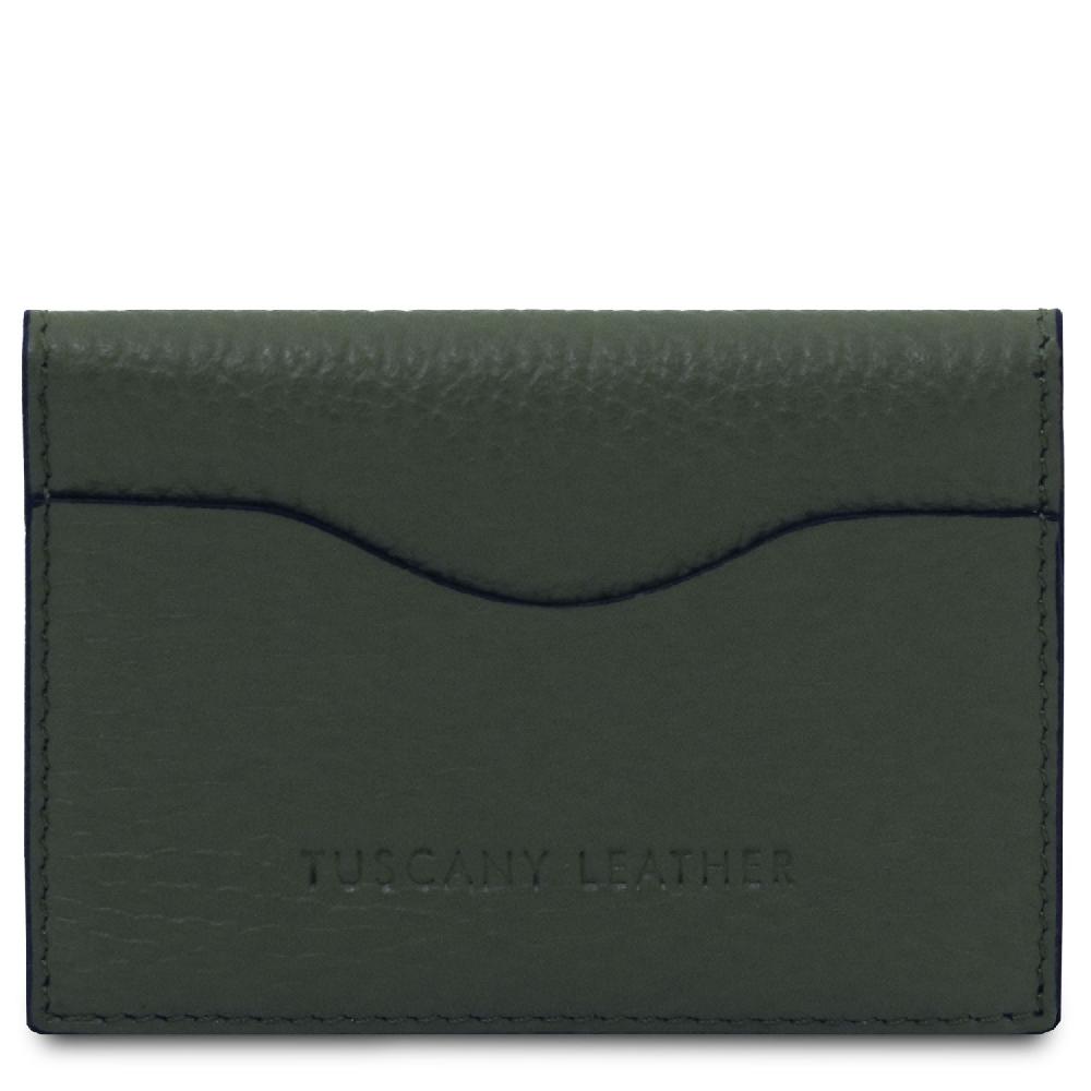 Tuscany Leather Porta Biglietti da Visita / Carte di Credito in Pelle Acquista Ora