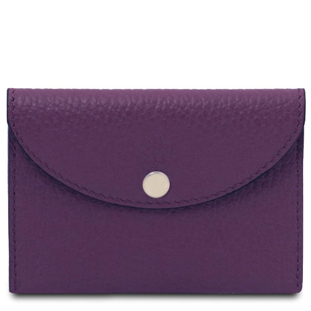 Tuscany Leather Porta Biglietti da Visita / Carte di Credito in Pelle Consegna Veloce