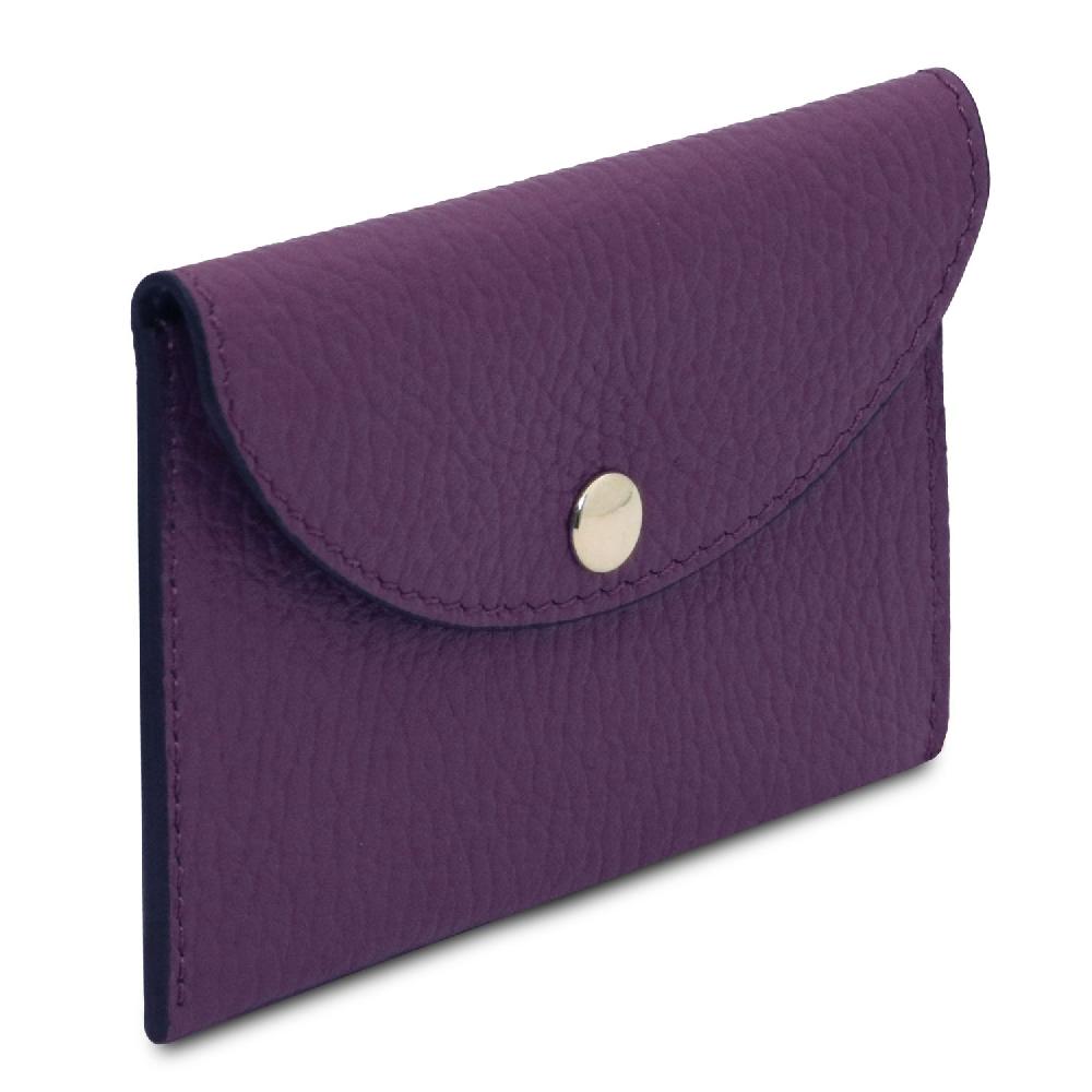 Tuscany Leather Porta Biglietti da Visita / Carte di Credito in Pelle Consegna Veloce