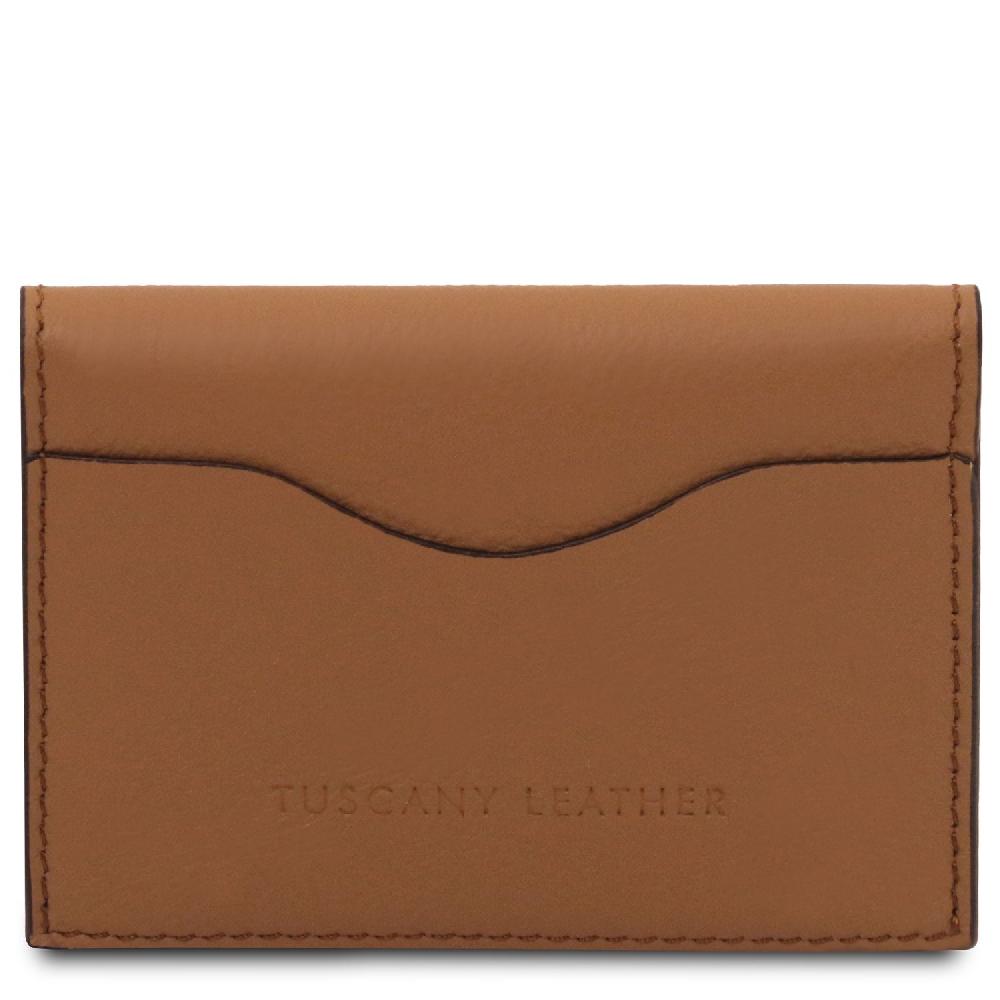 Tuscany Leather Porta Biglietti da Visita / Carte di Credito in Pelle Fino Al -60%