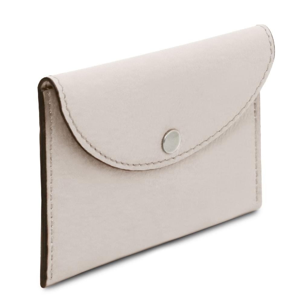Tuscany Leather Porta Biglietti da Visita / Carte di Credito in Pelle Affare Del Giorno