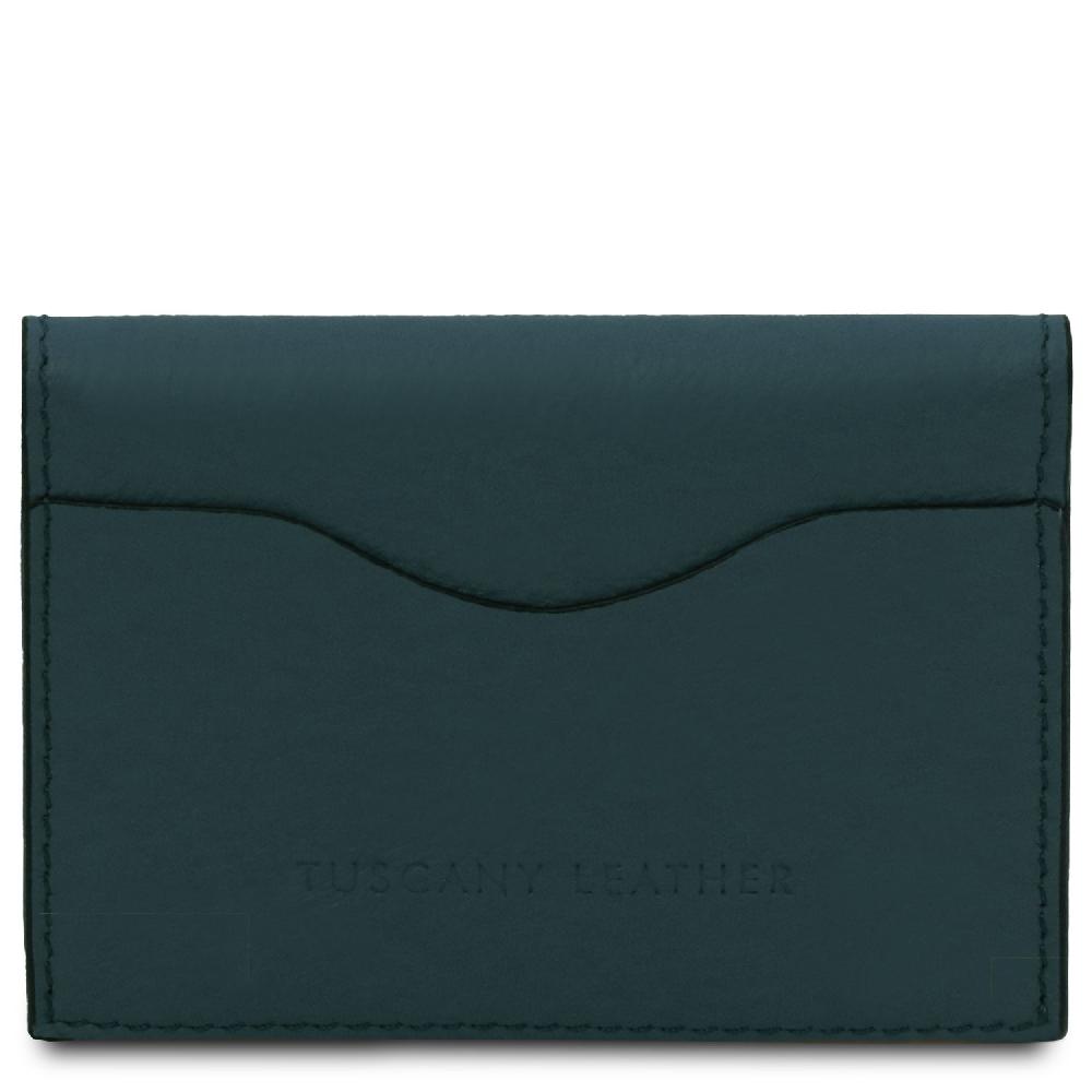 Tuscany Leather Porta Biglietti da Visita / Carte di Credito in Pelle Sottocosto