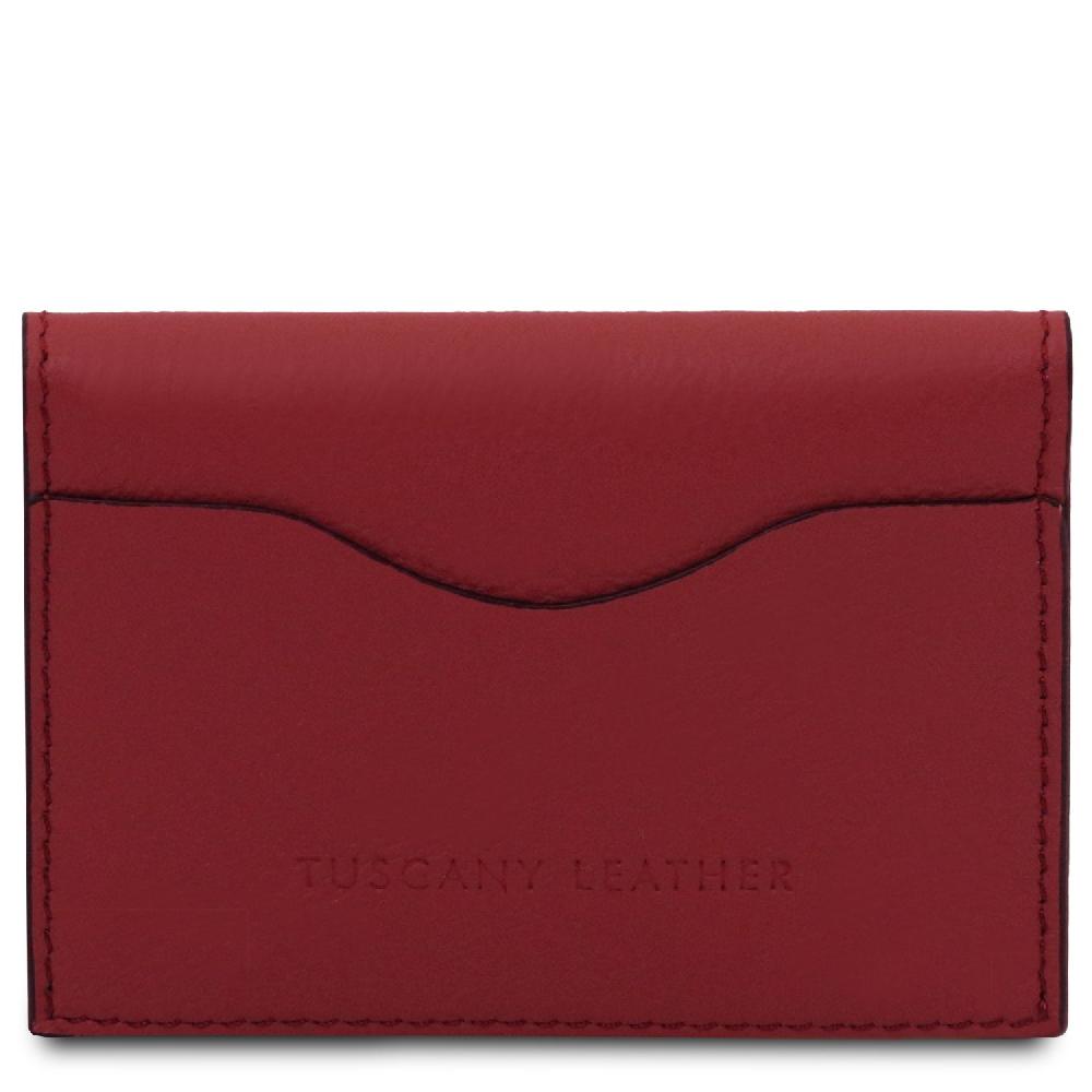 Tuscany Leather Porta Biglietti da Visita / Carte di Credito in Pelle Novità
