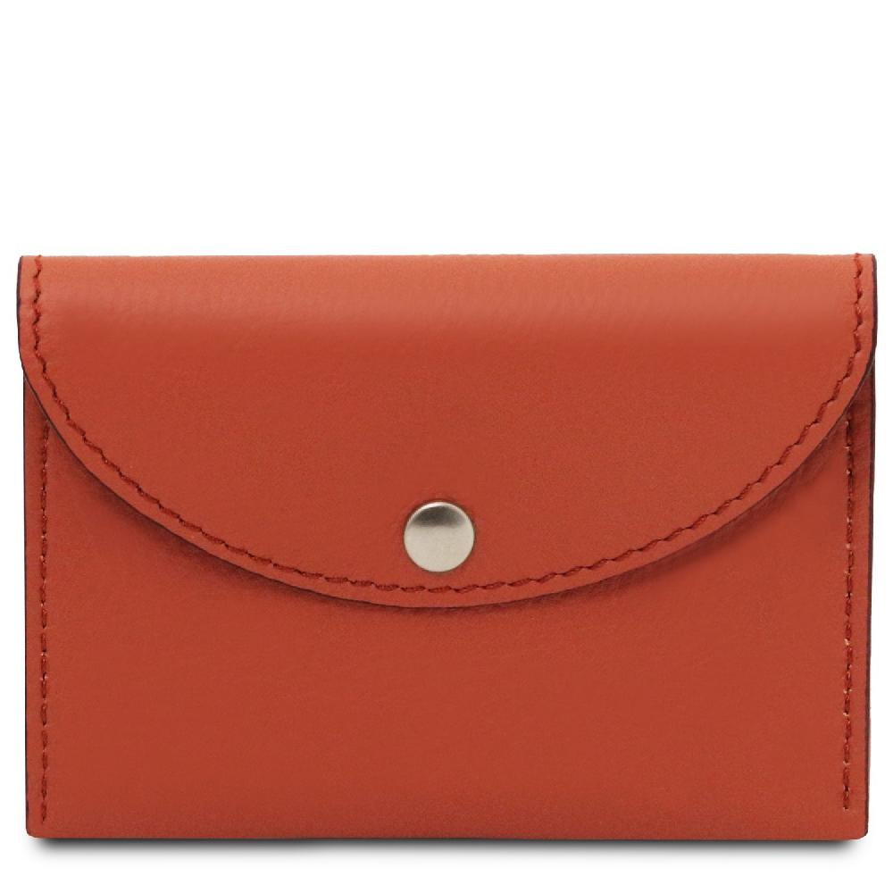 Tuscany Leather Porta Biglietti da Visita / Carte di Credito in Pelle Presa