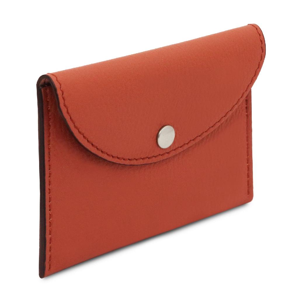 Tuscany Leather Porta Biglietti da Visita / Carte di Credito in Pelle Presa