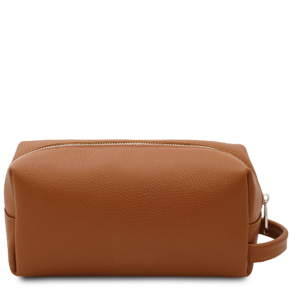 Tuscany Leather Beauty Case in Pelle Morbida Vendita Calda