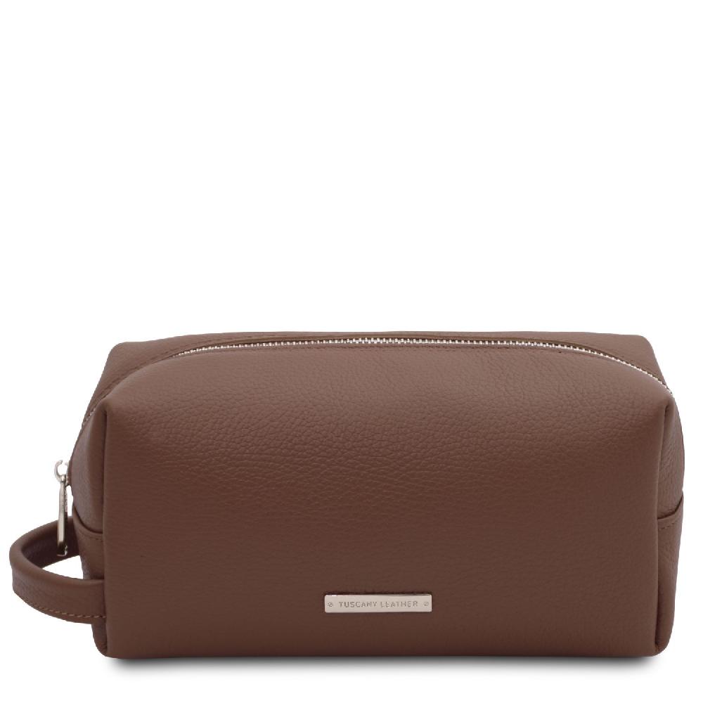 Tuscany Leather Beauty Case in Pelle Morbida Vendita Economica