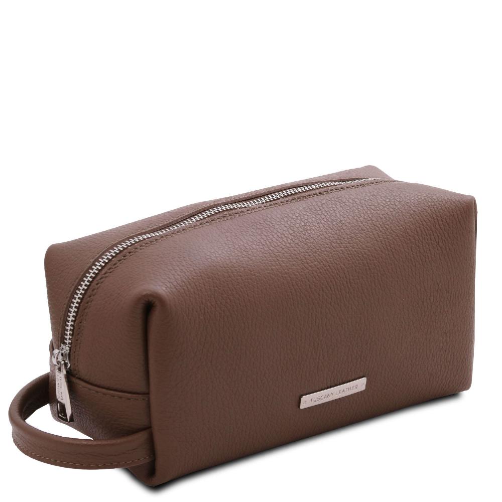 Tuscany Leather Beauty Case in Pelle Morbida Vendita Economica