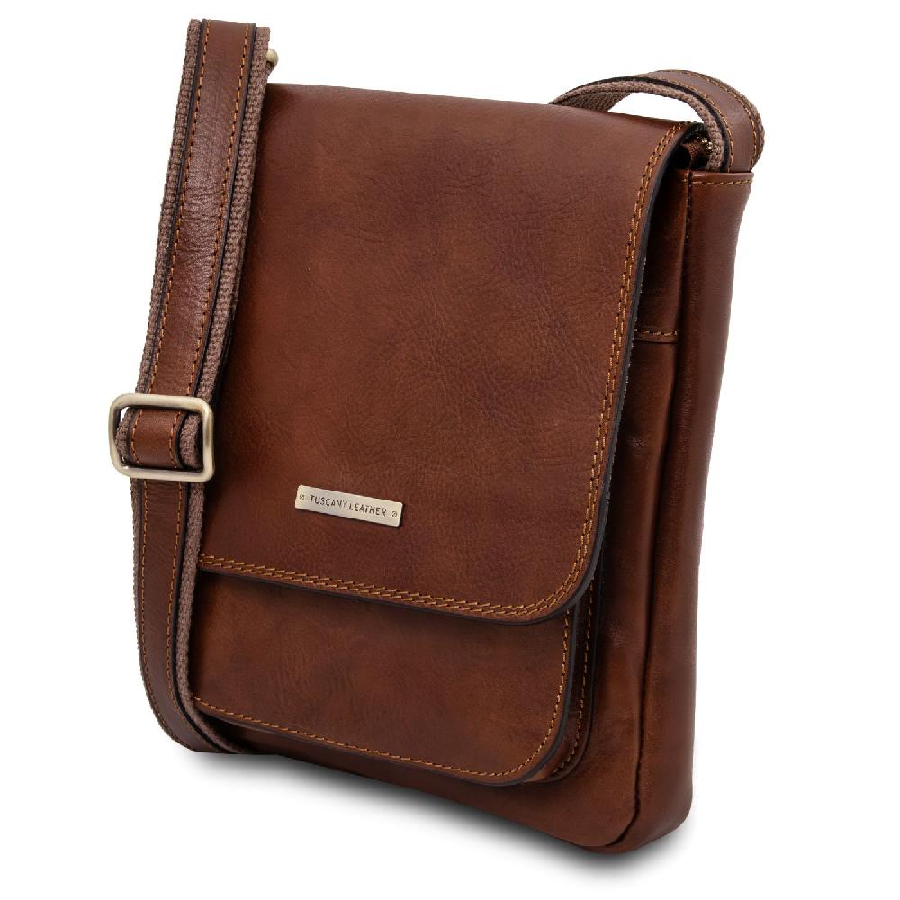 Tuscany Leather Borsello da Uomo in Pelle con Tasca Frontale Liquidazione