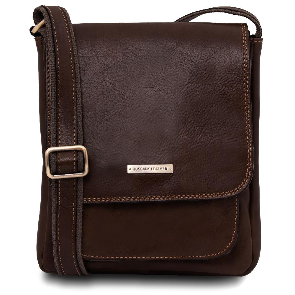 Tuscany Leather Borsello da Uomo in Pelle con Tasca Frontale Comprane uno, ottenene uno gratis