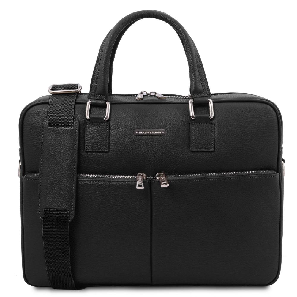 Tuscany Leather Borsa Porta Computer in Pelle Super Saving Price