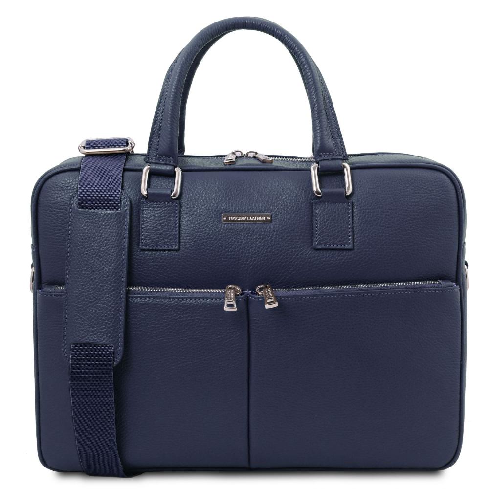 Tuscany Leather Borsa Porta Computer in Pelle Rilascio limitato