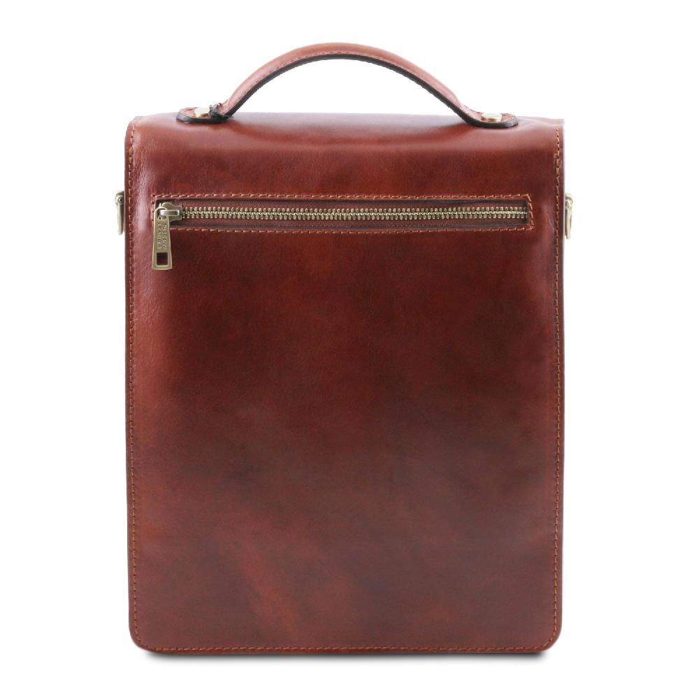 Tuscany Leather Borsello in Pelle a Tracolla - Misura Grande Ultimi tre giorni