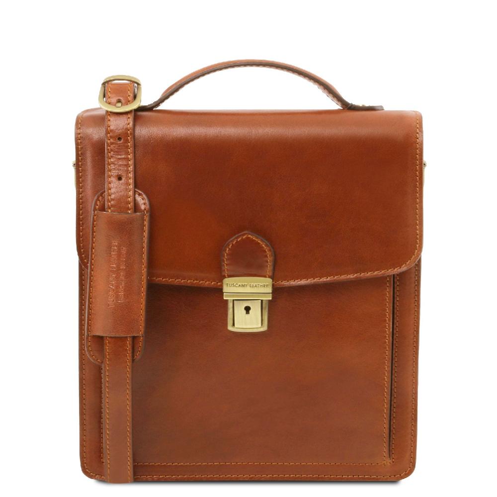 Tuscany Leather Borsello in Pelle a Tracolla - Misura Piccola Fino al 50% di sconto