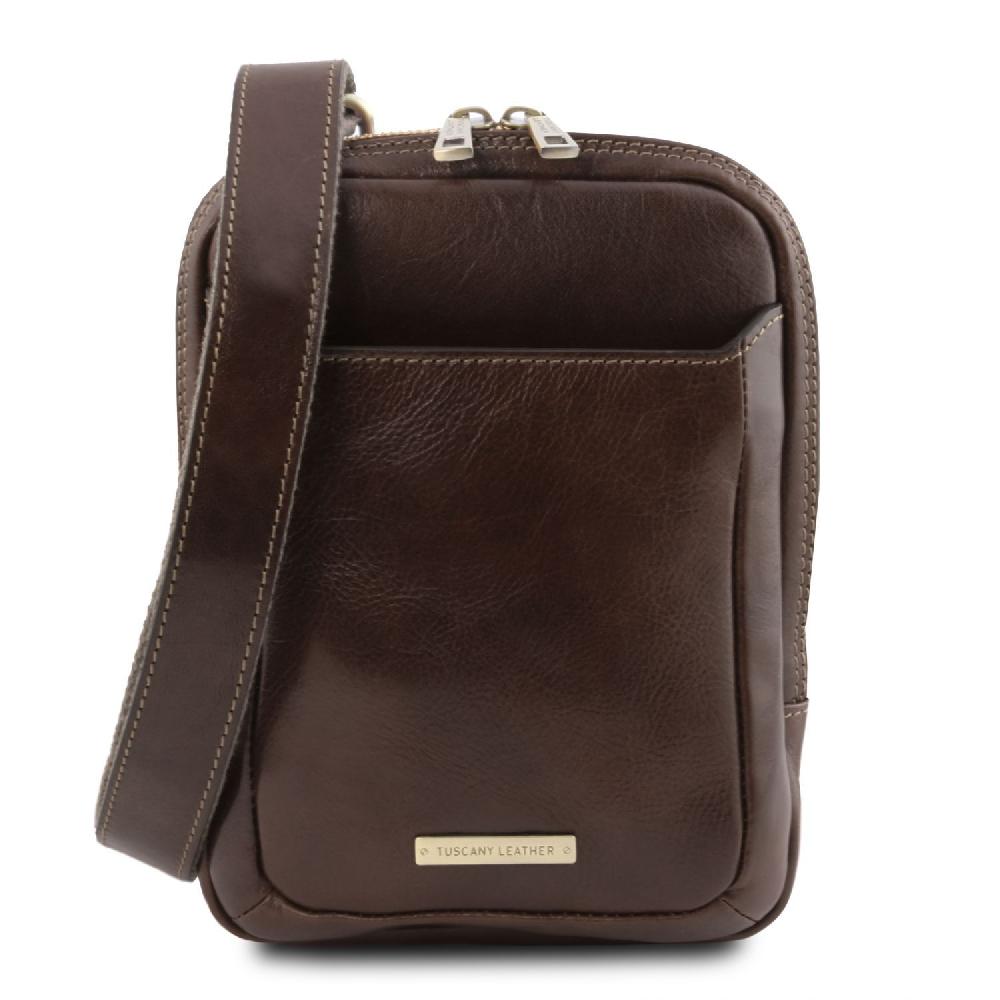 Tuscany Leather Borsello da Uomo in Pelle Sostegno trimestrale