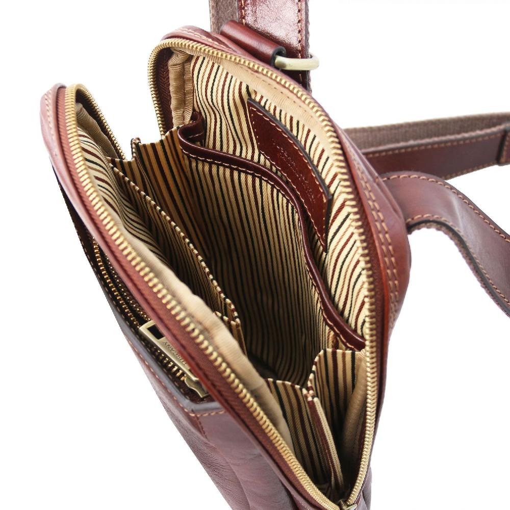 Tuscany Leather Borsello da Uomo in Pelle Fino al 55% di sconto