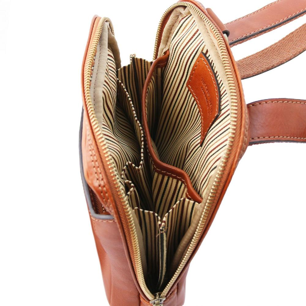 Tuscany Leather Borsello da Uomo in Pelle Discount Store per i nuovi prodotti