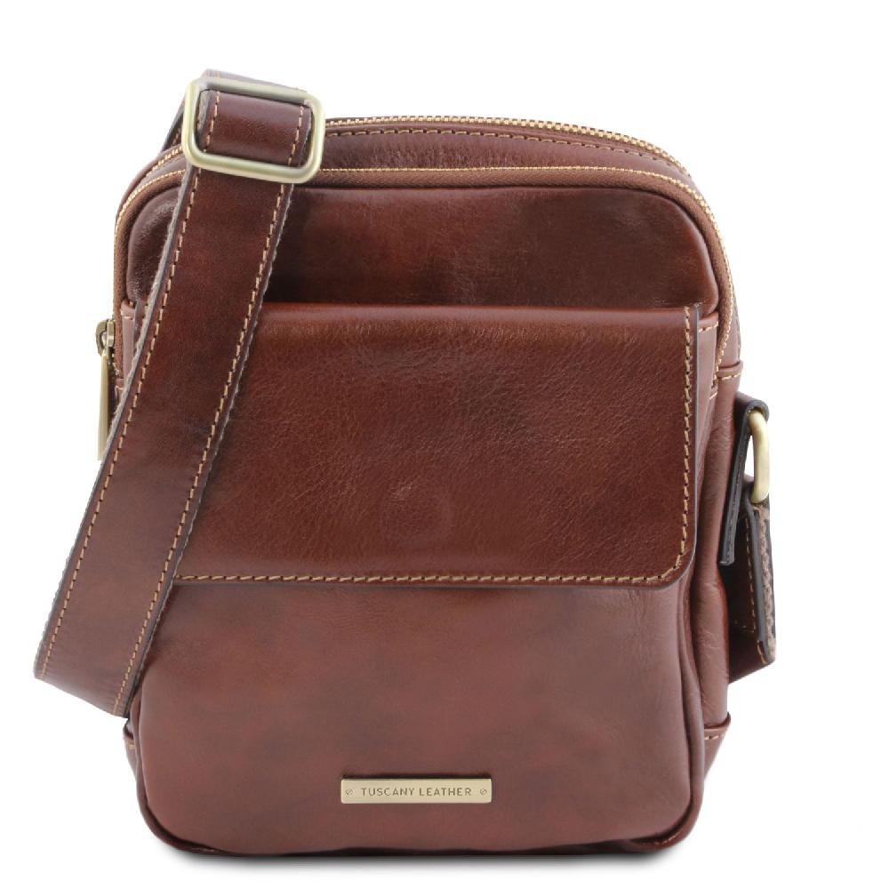 Tuscany Leather Borsello da Uomo in Pelle Enormi sconti
