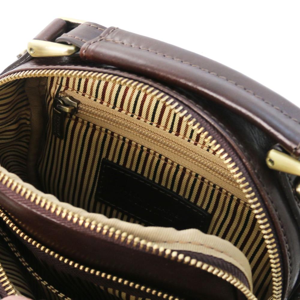 Tuscany Leather Borsello da Uomo in Pelle Officina