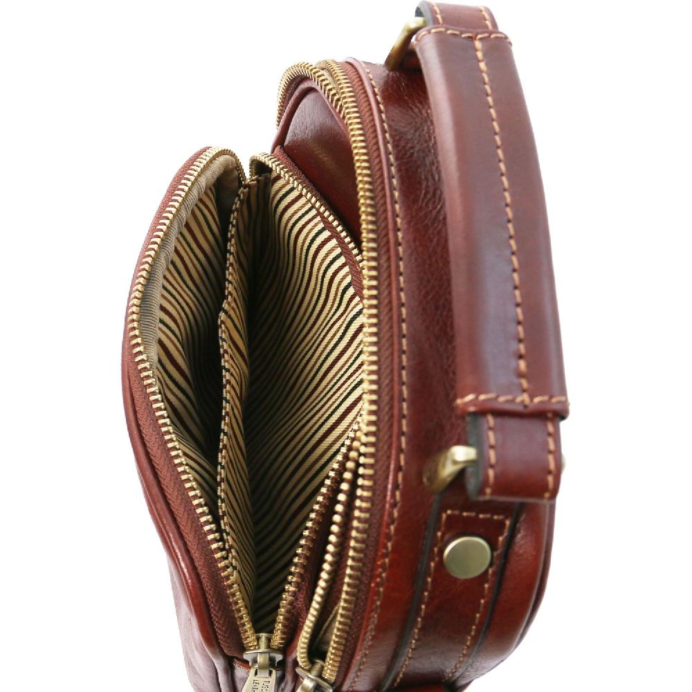 Tuscany Leather Borsello da Uomo in Pelle Limitato a 3 giorni