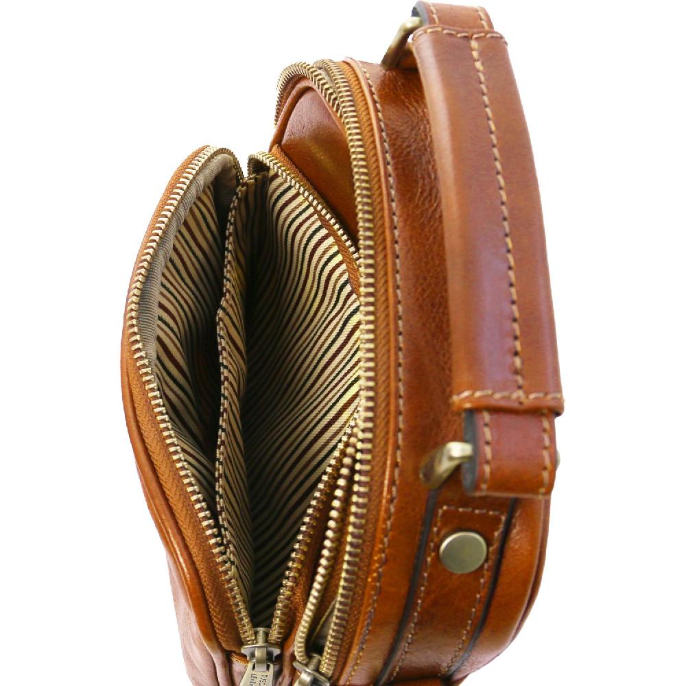 Tuscany Leather Borsello da Uomo in Pelle Esporta salva