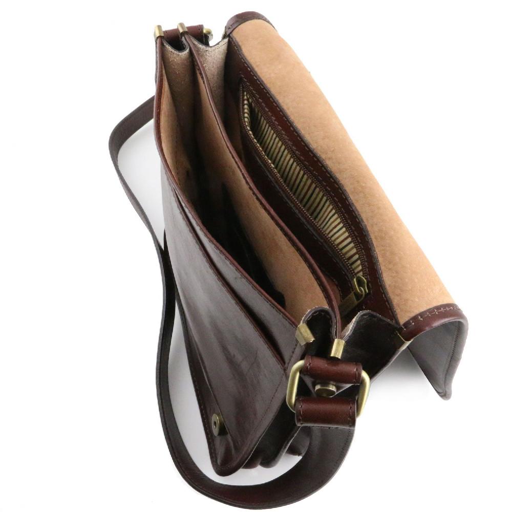 Tuscany Leather Borsa a Tracolla 2 Scomparti Duty-free