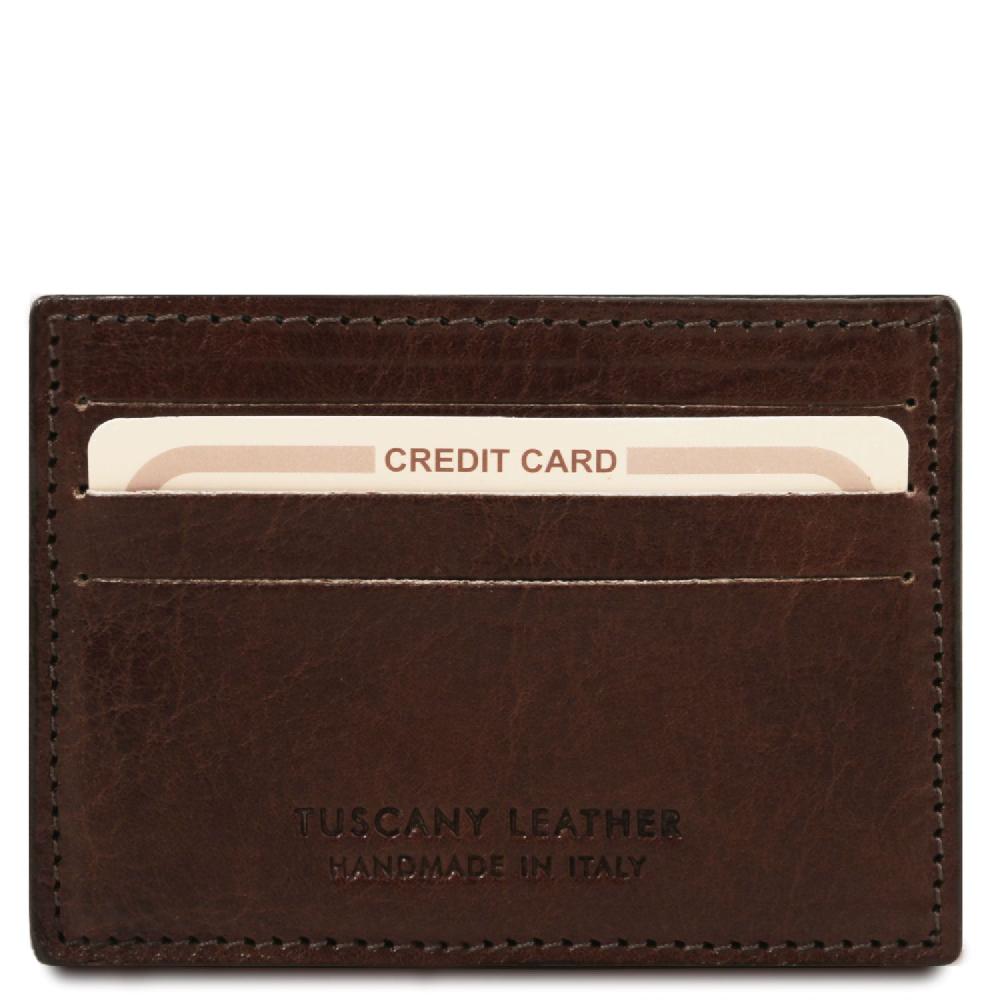Tuscany Leather Esclusivo Portacarte di Credito in Pelle Offerte