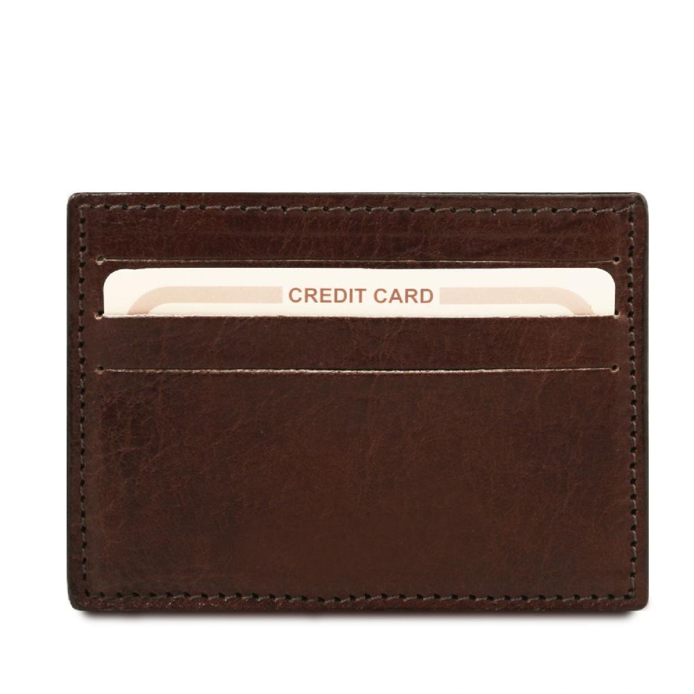 Tuscany Leather Esclusivo Portacarte di Credito in Pelle Offerte