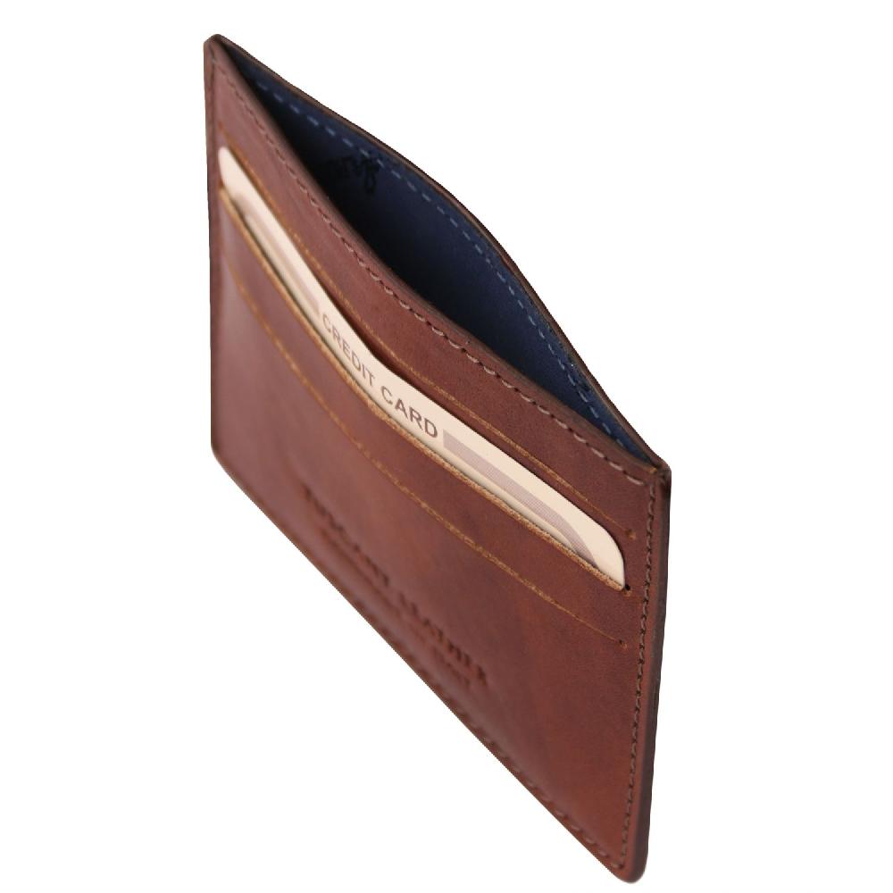 Tuscany Leather Esclusivo Portacarte di Credito in Pelle Offerte