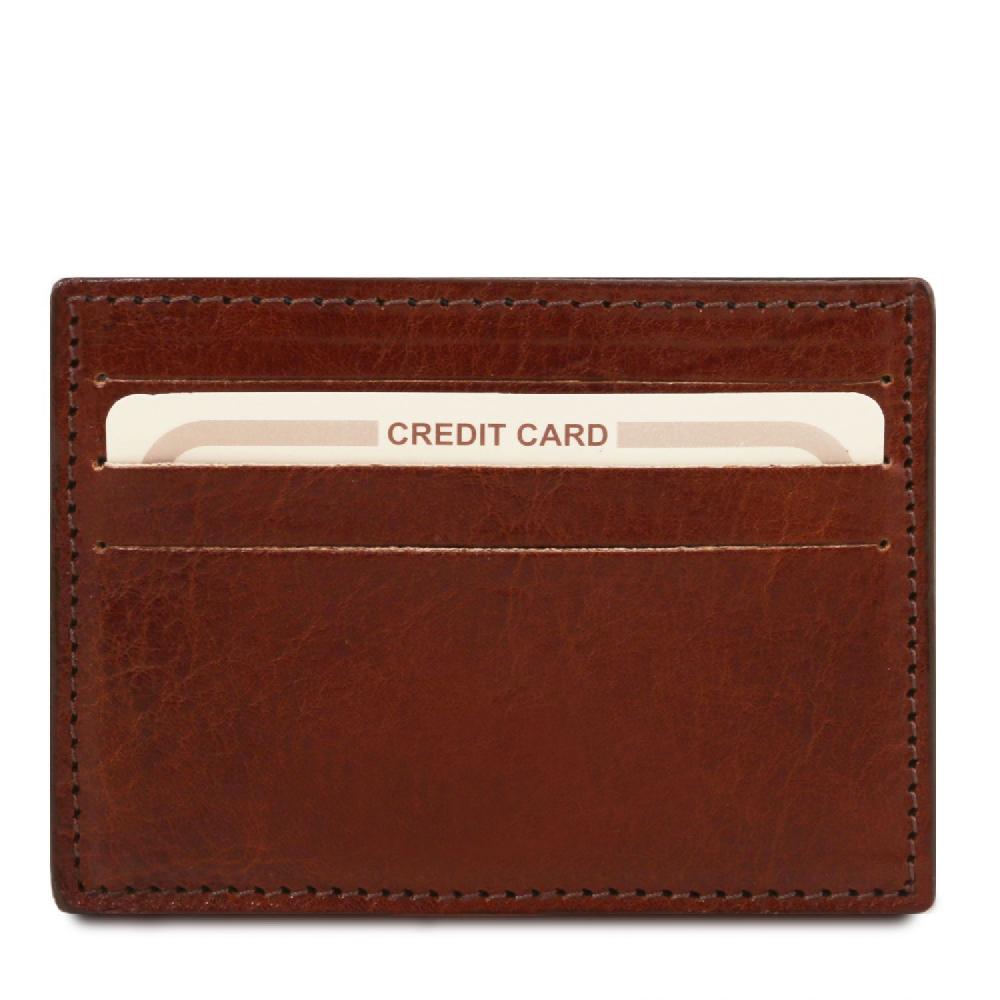 Tuscany Leather Esclusivo Portacarte di Credito in Pelle Hotsell